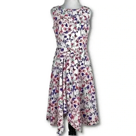 New DKNY womens dress size 4 multicolored floral Easter - Picture 14 of 14